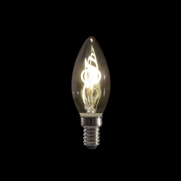 Showtec LED Filament Candle Bulb B10 Spiral Filament